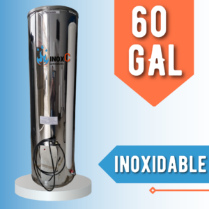 CALENTADOR DE AGUA ELÉCTRICO TIPO ACUMULACIÓN EN ACERO INOXIDABLE - 60 GALONES