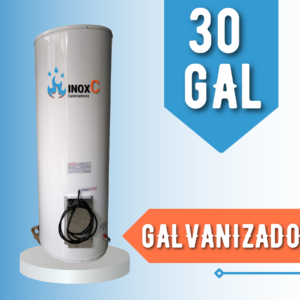 CALENTADOR DE AGUA ELÉCTRICO TIPO ACUMULACIÓN EN ACERO GALVANIZADO - 30 GALONES