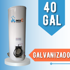 CALENTADOR DE AGUA ELÉCTRICO TIPO ACUMULACIÓN EN ACERO GALVANIZADO - 40 GALONES